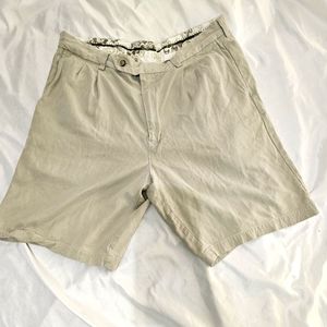 Tommy Bahama khaki shorts mens size 36 80% silk